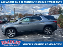 Used 2020  Chevrolet Traverse 4d SUV AWD LT Leather at Bradley Auto Finance near Hudson, NH
