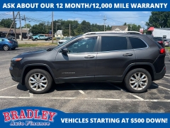 Used 2014 Jeep Cherokee 4d SUV 4WD Limited V6 at Bradley Auto Finance near Hudson, NH