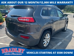 Used 2014 Jeep Cherokee 4d SUV 4WD Limited V6 at Bradley Auto Finance near Hudson, NH