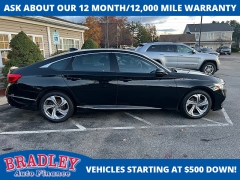 Used 2018  Honda Accord Sedan 4d EX-L 1.5L w/Navigation at Bradley Auto Finance near Hudson, NH