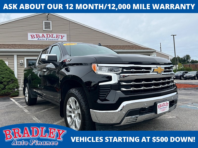 Used 2023  Chevrolet Silverado 1500 4WD Crew Cab 147" LTZ at Bradley Auto Finance near Hudson&comma; NH