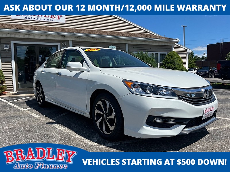 Used 2016 Honda Accord Sedan 4d EX-L V6 at Bradley Auto Finance near Hudson, NH