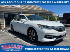 Used 2016 Honda Accord Sedan 4d EX-L V6 at Bradley Auto Finance near Hudson, NH
