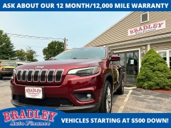 Used 2019  Jeep Cherokee 4d SUV 4WD Latitude Plus Altitude 2&period;4L at Bradley Auto Finance near Hudson&comma; NH