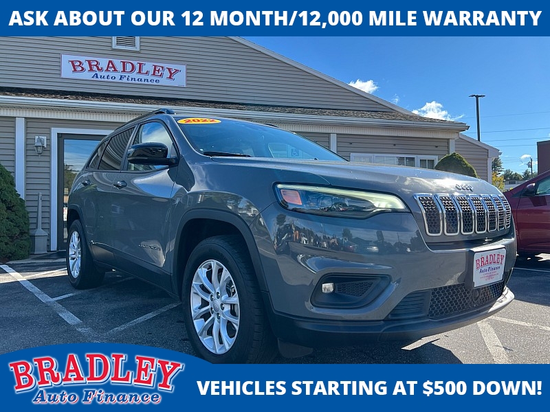 Used 2022  Jeep Cherokee Latitude Lux 4x4 at Bradley Auto Finance near Hudson, NH