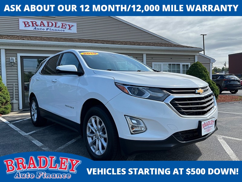 Used 2019  Chevrolet Equinox 4d SUV AWD LT w/2FL at Bradley Auto Finance near Hudson, NH