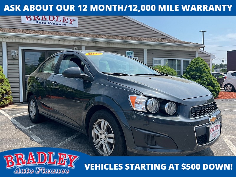 Used 2015 Chevrolet Sonic 4d Sedan LT AT at Bradley Auto Finance near Hudson, NH