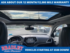 Used 2019  Jeep Cherokee 4d SUV 4WD Limited 3.2L at Bradley Auto Finance near Hudson, NH