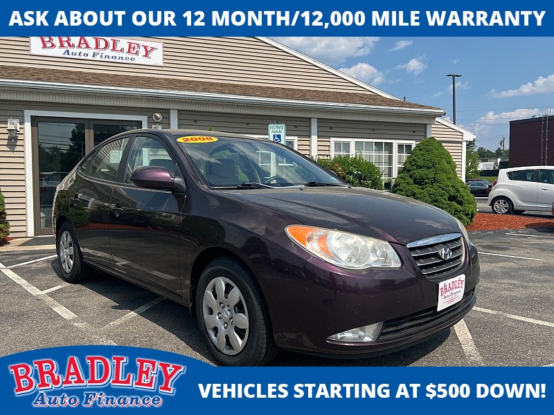 Used 2008 Hyundai Elantra 4d Sedan SE Auto at Bradley Auto Finance near Hudson, NH