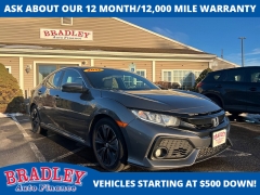  2017 Honda Civic Hatchback 4d EX at Bradley Auto Finance near Hudson&comma; NH