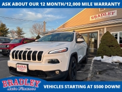 Used 2016  Jeep Cherokee 4d SUV 4WD Latitude at Bradley Auto Finance near Hudson&comma; NH