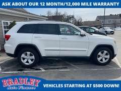 Used 2012  Jeep Grand Cherokee 4d SUV 4WD Laredo at Bradley Auto Finance near Hudson&comma; NH
