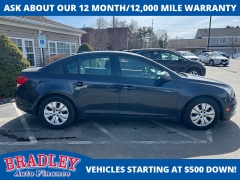 Used 2015  Chevrolet Cruze 4d Sedan LS Auto at Bradley Auto Finance near Hudson&comma; NH