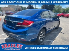 Used 2015  Honda Civic Sedan 4d EX at Bradley Auto Finance near Hudson&comma; NH