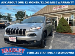 Used 2016  Jeep Cherokee 4d SUV 4WD Latitude at Bradley Auto Finance near Hudson, NH