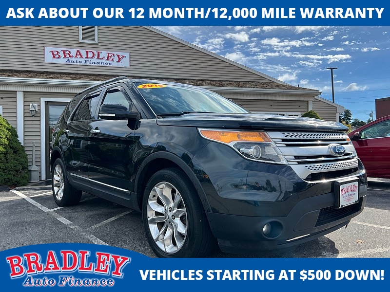 Used 2015  Ford Explorer 4d SUV 4WD XLT at Bradley Auto Finance near Hudson, NH