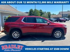 Used 2021  Chevrolet Traverse AWD 4dr LT Cloth w&sol;1LT at Bradley Auto Finance near Hudson&comma; NH