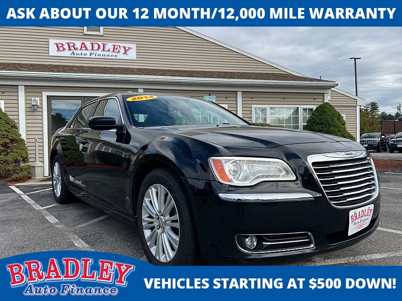 Used 2013  Chrysler 300 4d Sedan AWD at Bradley Auto Finance near Hudson, NH