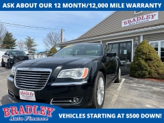 Used 2013  Chrysler 300 4d Sedan AWD at Bradley Auto Finance near Hudson&comma; NH