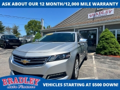 Used 2020  Chevrolet Impala 4d Sedan LT at Bradley Auto Finance near Hudson&comma; NH