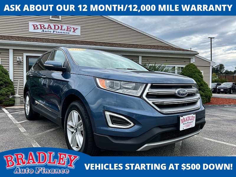 Used 2018  Ford Edge 4d SUV AWD SEL V6 at Bradley Auto Finance near Hudson&comma; NH