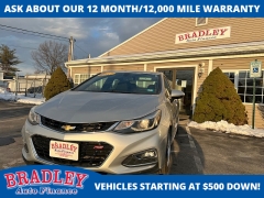 Used 2017  Chevrolet Cruze 4d Sedan LT Auto at Bradley Auto Finance near Hudson&comma; NH