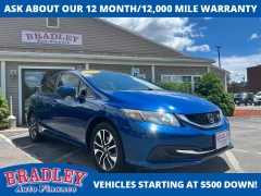 Used 2015  Honda Civic Sedan 4d EX at Bradley Auto Finance near Hudson&comma; NH