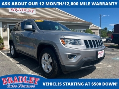 Used 2015 Jeep Grand Cherokee 4d SUV 4WD Laredo at Bradley Auto Finance near Hudson, NH