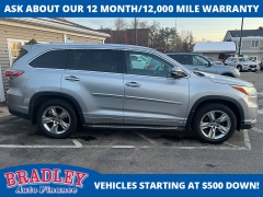 Used 2016  Toyota Highlander 4d SUV AWD Limited at Bradley Auto Finance near Hudson&comma; NH