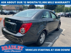 Used 2015 Chevrolet Sonic 4d Sedan LT AT at Bradley Auto Finance near Hudson, NH