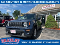 Used 2021 Jeep Renegade Latitude 4x4 at Bradley Auto Finance near Hudson, NH