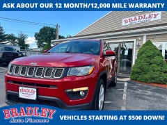 Used 2017  Jeep All-New Compass 4d SUV FWD Latitude at Bradley Auto Finance near Hudson&comma; NH