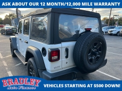 Used 2021 Jeep Wrangler Unlimited Sport 4x4 at Bradley Auto Finance near Hudson, NH