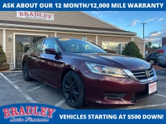  2014 Honda Accord Sedan 4d LX CVT at Bradley Auto Finance near Hudson, NH
