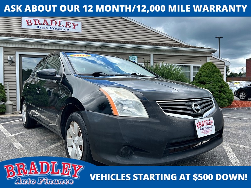 Used 2011  Nissan Sentra 4d Sedan 2&period;0 CVT at Bradley Auto Finance near Hudson&comma; NH