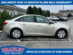 Used 2014  Chevrolet Cruze 4d Sedan LS AT at Bradley Auto Finance near Hudson&comma; NH