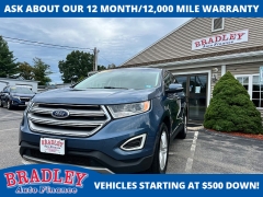 Used 2018  Ford Edge 4d SUV AWD SEL V6 at Bradley Auto Finance near Hudson&comma; NH