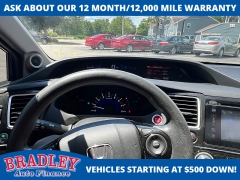 Used 2015  Honda Civic Sedan 4d EX at Bradley Auto Finance near Hudson&comma; NH