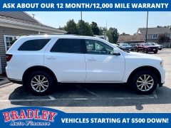 Used 2018  Dodge Durango 4d SUV AWD SXT at Bradley Auto Finance near Hudson&comma; NH