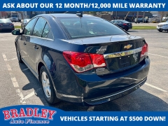 Used 2016  Chevrolet Cruze Limited 4d Sedan LT w&sol;1LT Auto at Bradley Auto Finance near Hudson&comma; NH