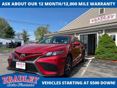 Used 2021 Toyota Camry SE Auto at Bradley Auto Finance near Hudson, NH