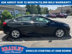 Used 2017  Chevrolet Cruze 4d Sedan LT Auto at Bradley Auto Finance near Hudson&comma; NH
