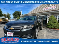 Used 2014  Chevrolet Impala 4d Sedan LT at Bradley Auto Finance near Hudson&comma; NH