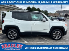 Used 2017  Jeep Renegade 4d SUV 4WD Limited at Bradley Auto Finance near Hudson&comma; NH