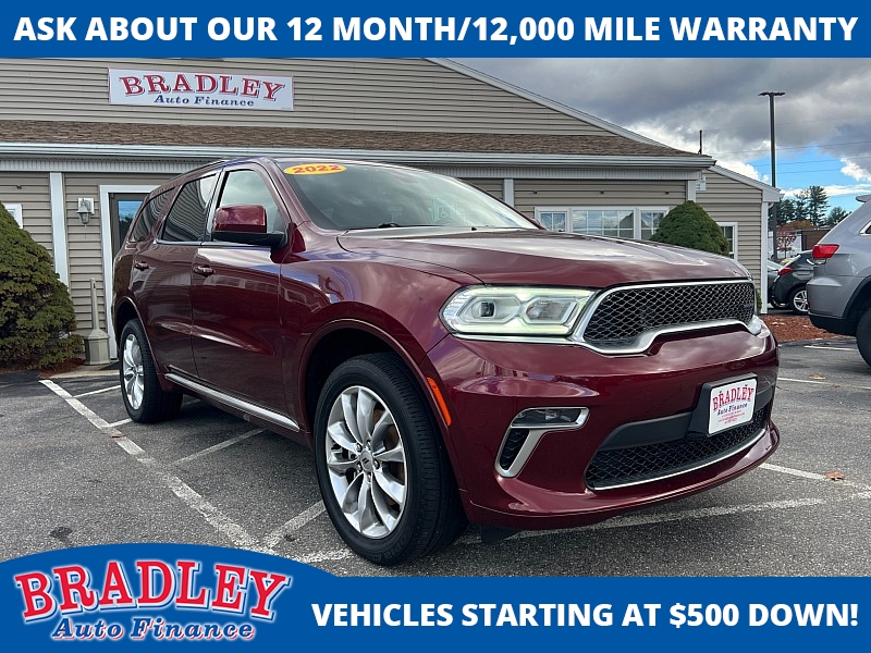 Used 2022  Dodge Durango SXT AWD at Bradley Auto Finance near Hudson, NH