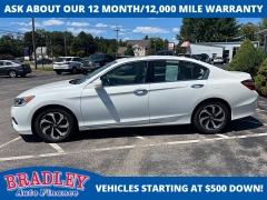 Used 2016 Honda Accord Sedan 4d EX-L V6 at Bradley Auto Finance near Hudson, NH