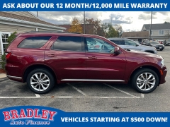 Used 2022  Dodge Durango SXT AWD at Bradley Auto Finance near Hudson, NH