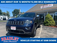 Used 2017 Jeep Grand Cherokee Limited 4x4 at Bradley Auto Finance near Hudson, NH