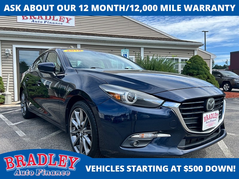 Used 2018  Mazda Mazda3 4d Sedan Grand Touring Auto at Bradley Auto Finance near Hudson&comma; NH