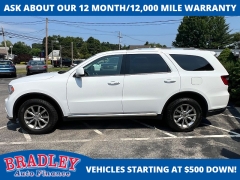 Used 2018  Dodge Durango 4d SUV AWD SXT at Bradley Auto Finance near Hudson&comma; NH